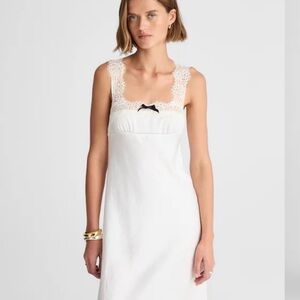 Alexa Chung for Madewell Courtney Satin Slip Dress